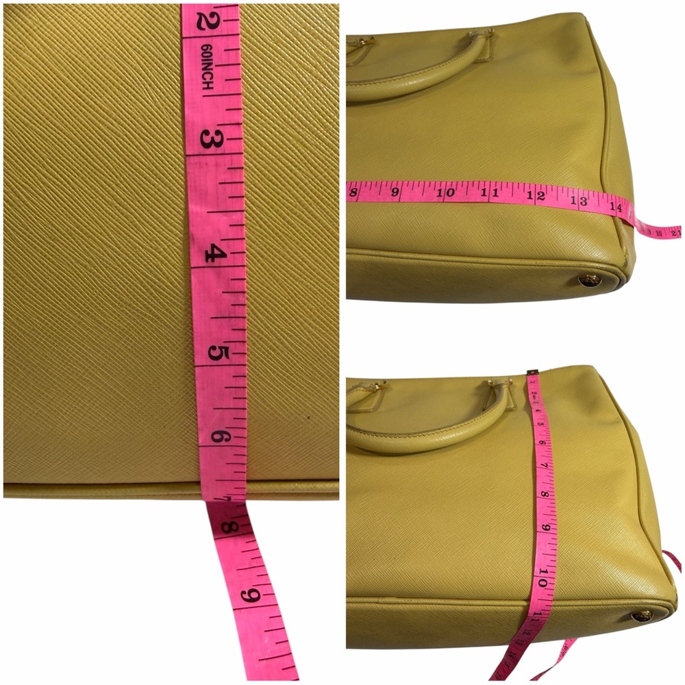 Authentic Prada Ginestra Saffiano Lux Leather Large Galleria‎ Tote - Picture 13 of 16
